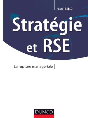 cover image of Stratégie et RSE
